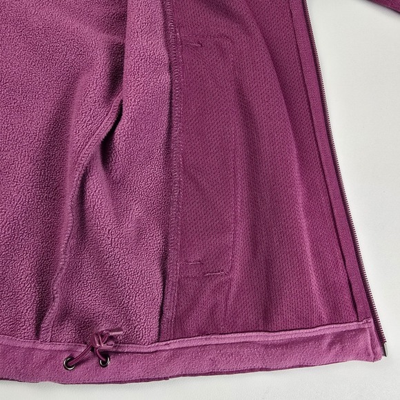 Kirkland Signature Women's Softshell Jacket Hooded Fleece Lined Purple Medium - Picture 9 of 13